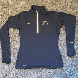 University of Minnesota Nike half zip